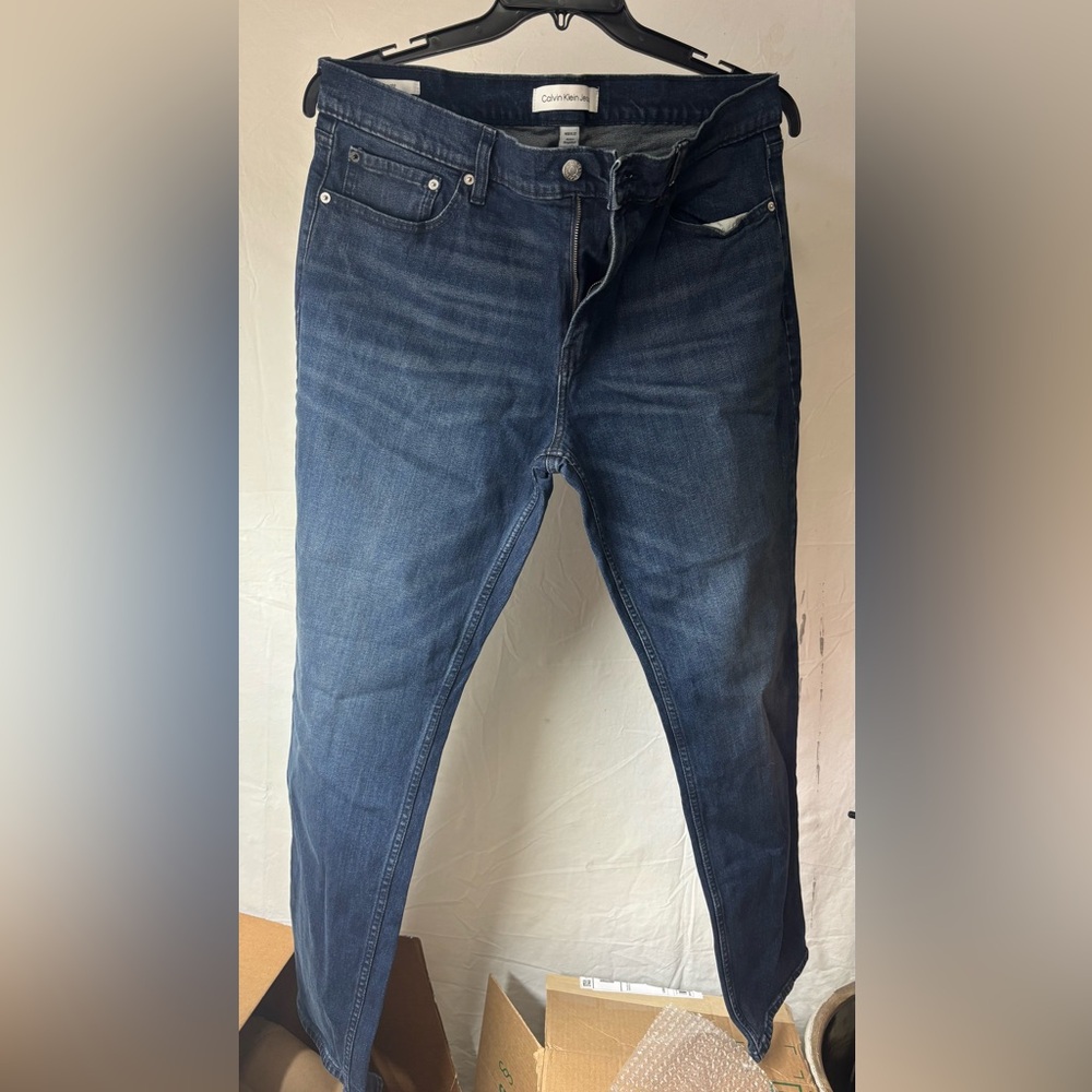 Calvin Klein Jeans Mens Straight Leg Denim Size 36x32